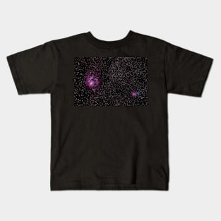 The Lagoon and Trifid Nebula Kids T-Shirt